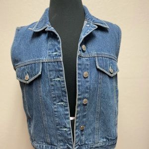 Pendleton Vest with pattern back patch